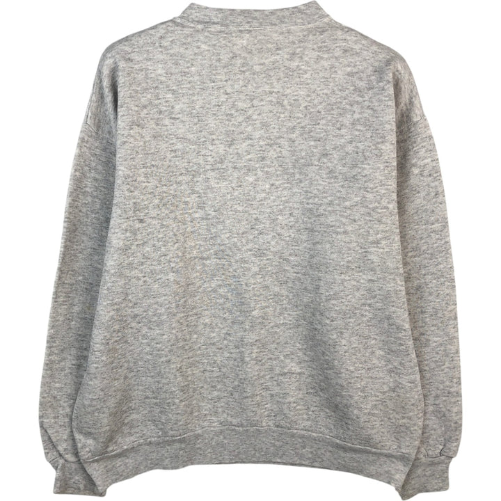 90'S TULTEX MAXIMUM SWEATS Printed Sweatshirt, Men's Size L (approx.), Vintage cotton pale white type Vintage Second Hand