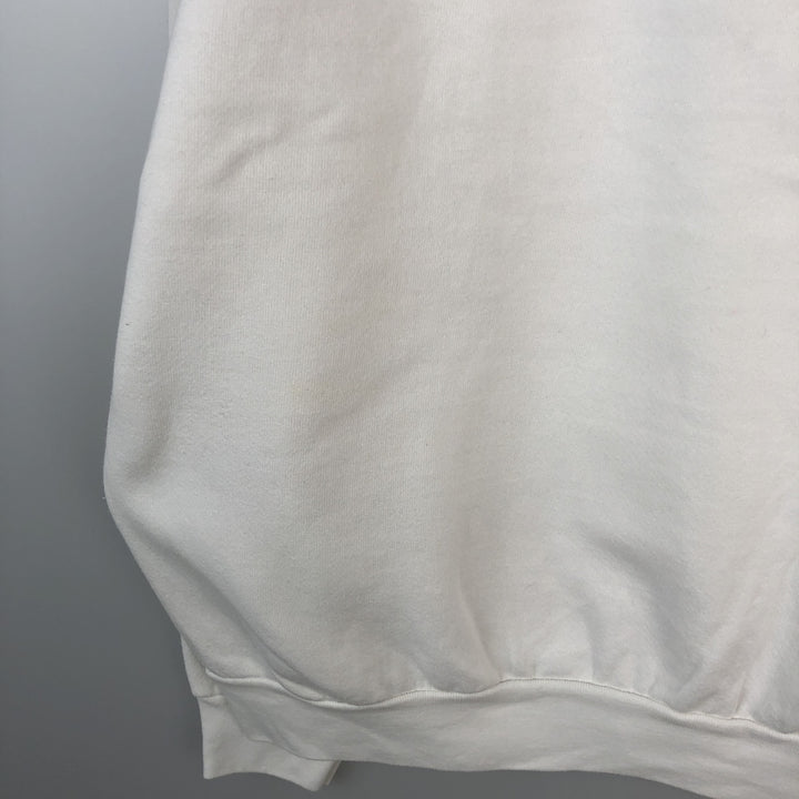 90'S Lee JESUS Jesus Christ Print Sweatshirt, Made in USA, Men's XL (approx.), Vintage unclear white type Vintage Second Hand