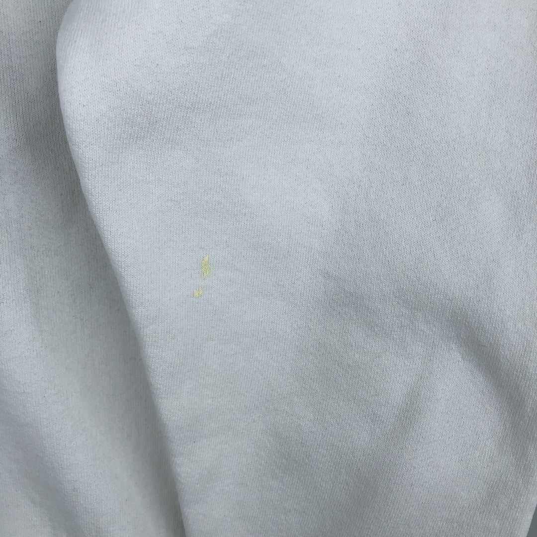 Vintage 1980'S Fruit of the Loom print sweatshirt, made in the USA, size L, men's unclear white type Vintage Second Hand