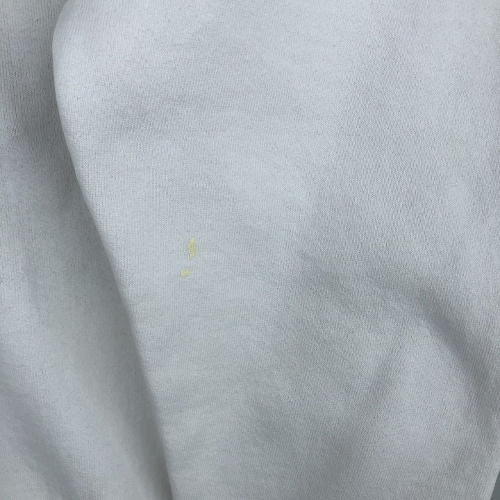 Vintage 1980'S Fruit of the Loom print sweatshirt, made in the USA, size L, men's unclear white type Vintage Second Hand