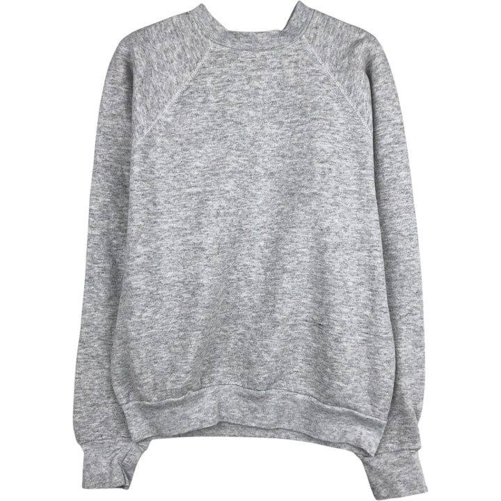 80s-era TULTEX printed sweatshirt, made in USA, men's size M equivalent, vintage. cotton gray type Vintage Second Hand