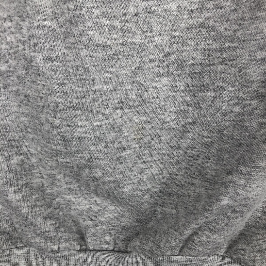 80s-era TULTEX printed sweatshirt, made in USA, men's size M equivalent, vintage. cotton gray type Vintage Second Hand