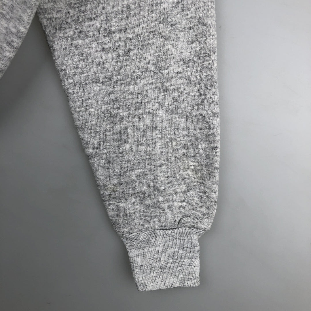 80s-era TULTEX printed sweatshirt, made in USA, men's size M equivalent, vintage. cotton gray type Vintage Second Hand
