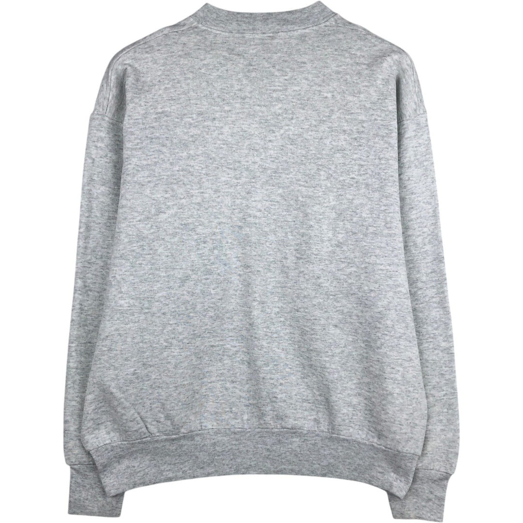 Vintage 90'S Fruit of the Loom print sweatshirt, made in Canada, size L, men's cotton gray type Vintage Second Hand