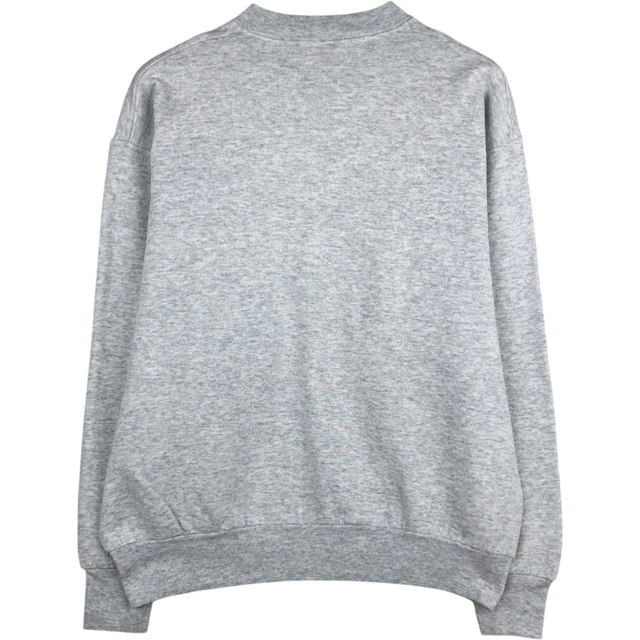 Vintage 90'S Fruit of the Loom print sweatshirt, made in Canada, size L, men's cotton gray type Vintage Second Hand