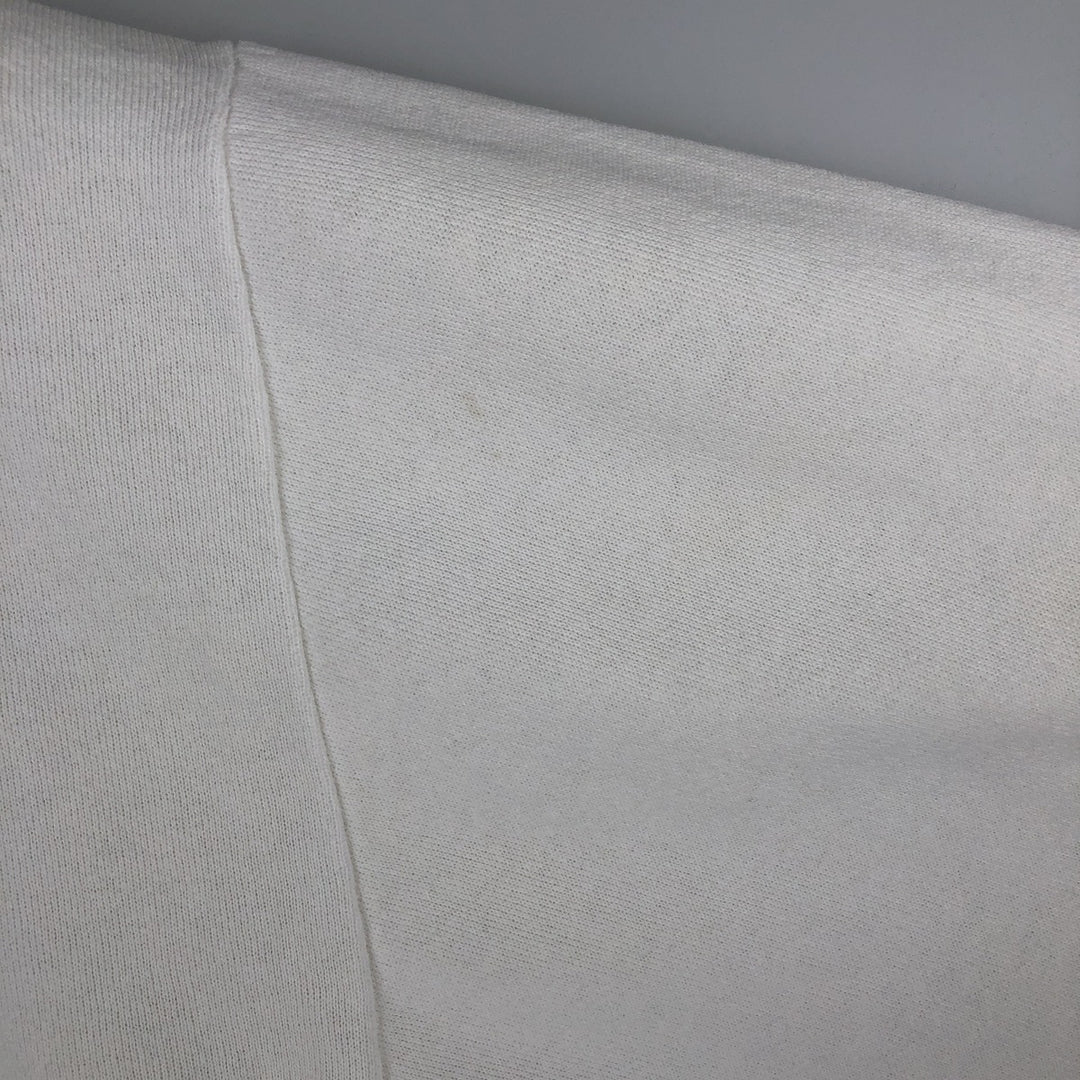 Vintage 90'S Delta DELTA printed sweatshirt, made in the USA, men's size XL cotton white type Vintage Second Hand