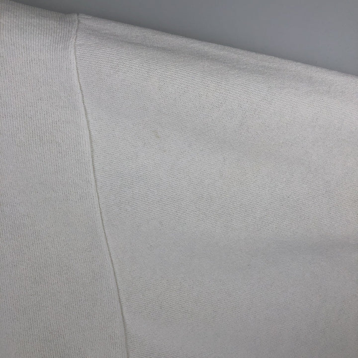 Vintage 90'S Delta DELTA printed sweatshirt, made in the USA, men's size XL cotton white type Vintage Second Hand