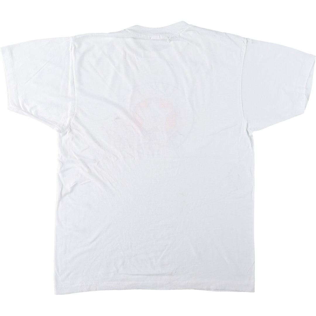 1980'S Hanes MLB Houston Astros Sports Print T-Shirt, Made in USA, Men's Size L (approx.), Vintage cotton white type Vintage Second Hand