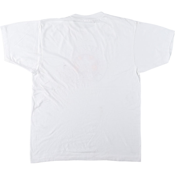 1980'S Hanes MLB Houston Astros Sports Print T-Shirt, Made in USA, Men's Size L (approx.), Vintage cotton white type Vintage Second Hand