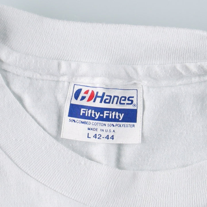 1980'S Hanes MLB Houston Astros Sports Print T-Shirt, Made in USA, Men's Size L (approx.), Vintage cotton white type Vintage Second Hand