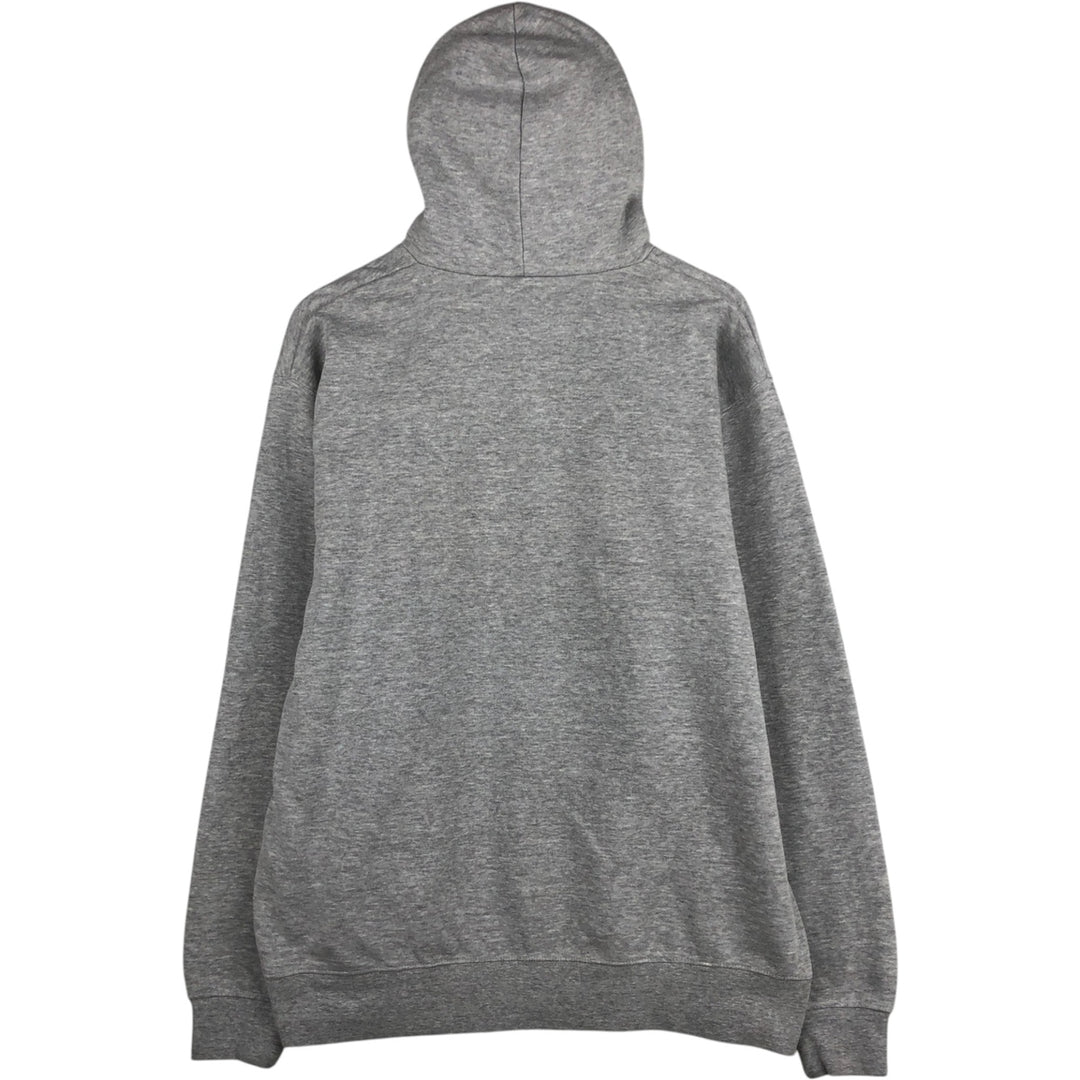~2000'S Nike Team Center Logo Sweatshirt Pullover Hoodie, Men's Size XL cotton gray type Vintage Second Hand