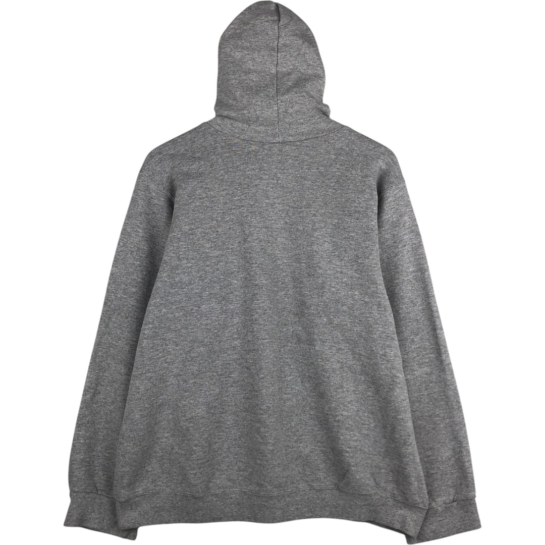2000'S Nike Center Logo Sweatshirt Pullover Hoodie, Men's Size L (approx.) cotton gray type Vintage Second Hand