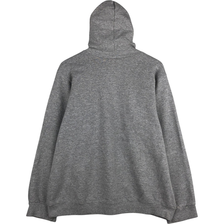 2000'S Nike Center Logo Sweatshirt Pullover Hoodie, Men's Size L (approx.) cotton gray type Vintage Second Hand