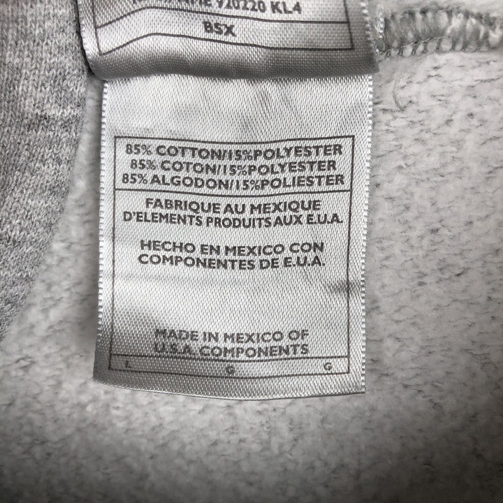 2000'S Nike Center Logo Sweatshirt Pullover Hoodie, Men's Size L (approx.) cotton gray type Vintage Second Hand
