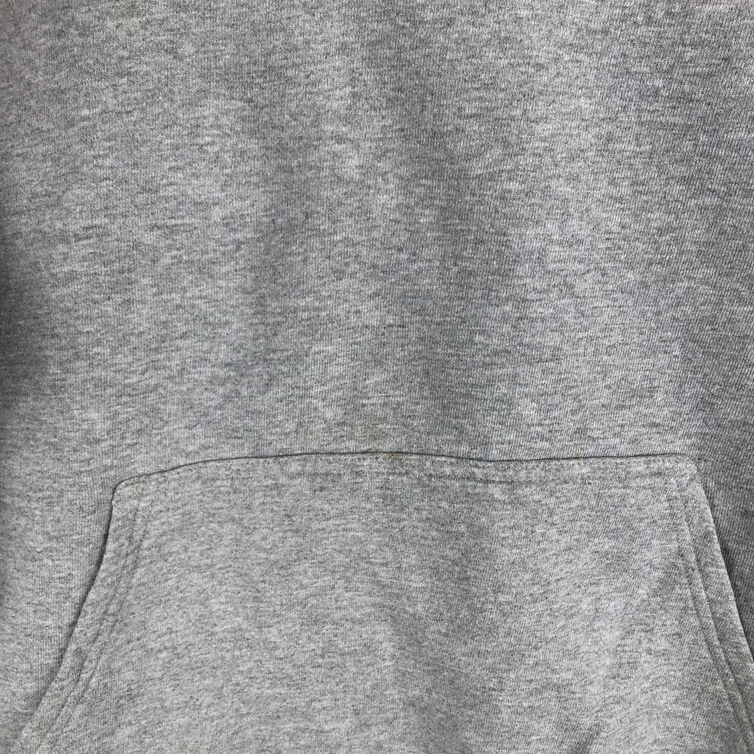 2000'S Nike Center Logo Sweatshirt Pullover Hoodie, Men's Size L (approx.) cotton gray type Vintage Second Hand
