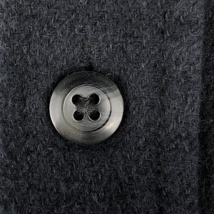 ORVIS Long Sleeve Flannel Check Shirt, Men's Size L cotton gray type Vintage Second Hand