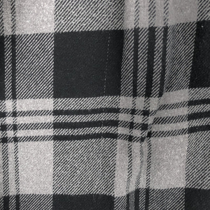 ORVIS Long Sleeve Flannel Check Shirt, Men's Size M cotton gray type Vintage Second Hand