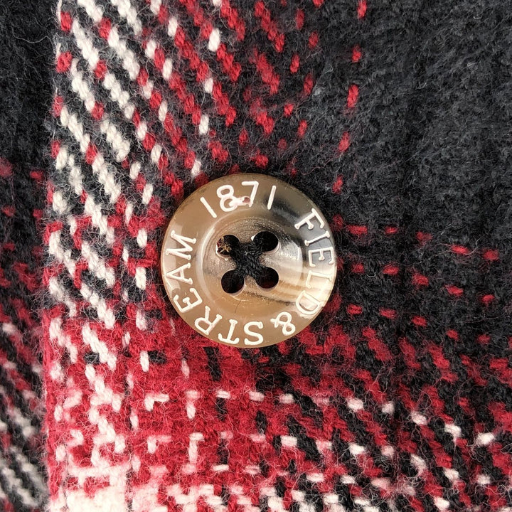 FIELD AND STREAM Ombre Check Long-Sleeve Flannel Check Shirt, Men's Size XL (approx.) cotton red type Vintage Second Hand