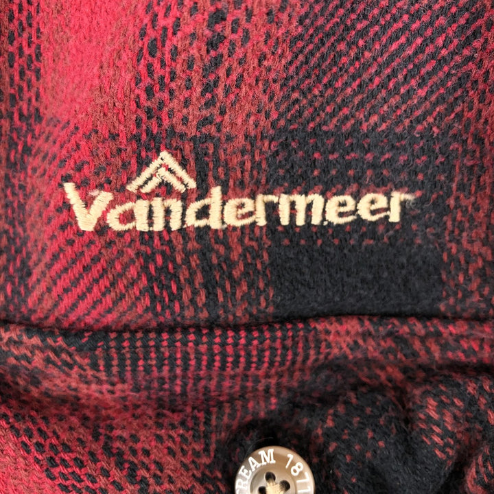 Field and Stream Ombre Check Long Sleeve Heavy Flannel Check Shirt (Men's Size L equivalent) cotton red type Vintage Second Hand