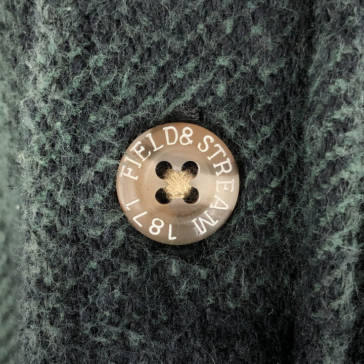 Field and Stream FIELD AND STREAM Ombre Check Long Sleeve Flannel Check Shirt, Men's XL cotton black type Vintage Second Hand