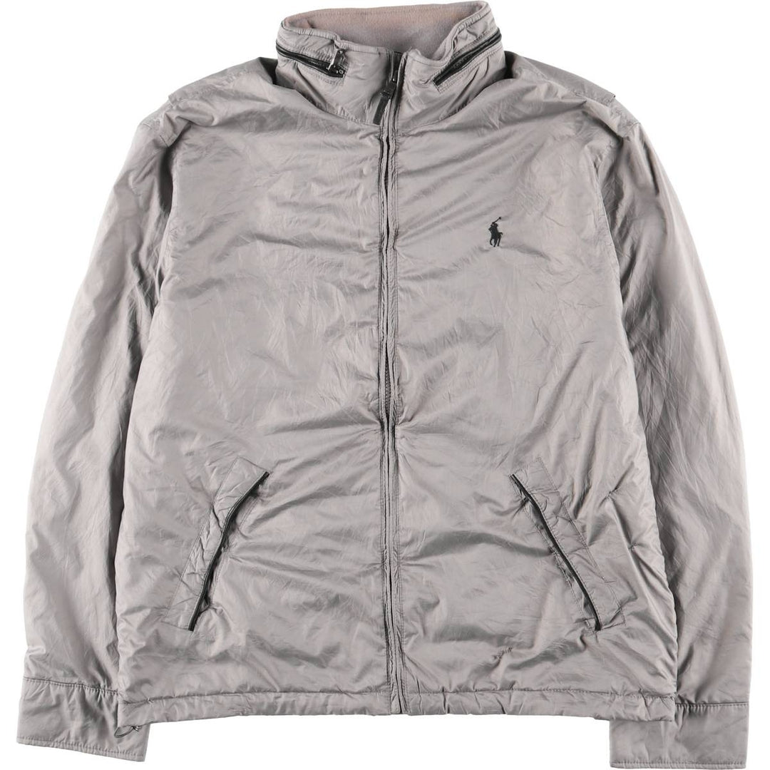 Ralph Lauren POLO by Ralph Lauren padded down jacket, men's size M (approx.) polyester gray type Vintage Second Hand