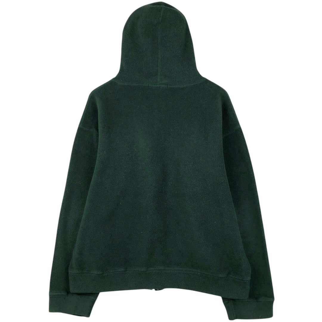 Ralph Lauren POLO by Ralph Lauren Fleece Full-Zip Hoodie, Men's Size L (approx.) polyester Green type dark green Vintage Second Hand
