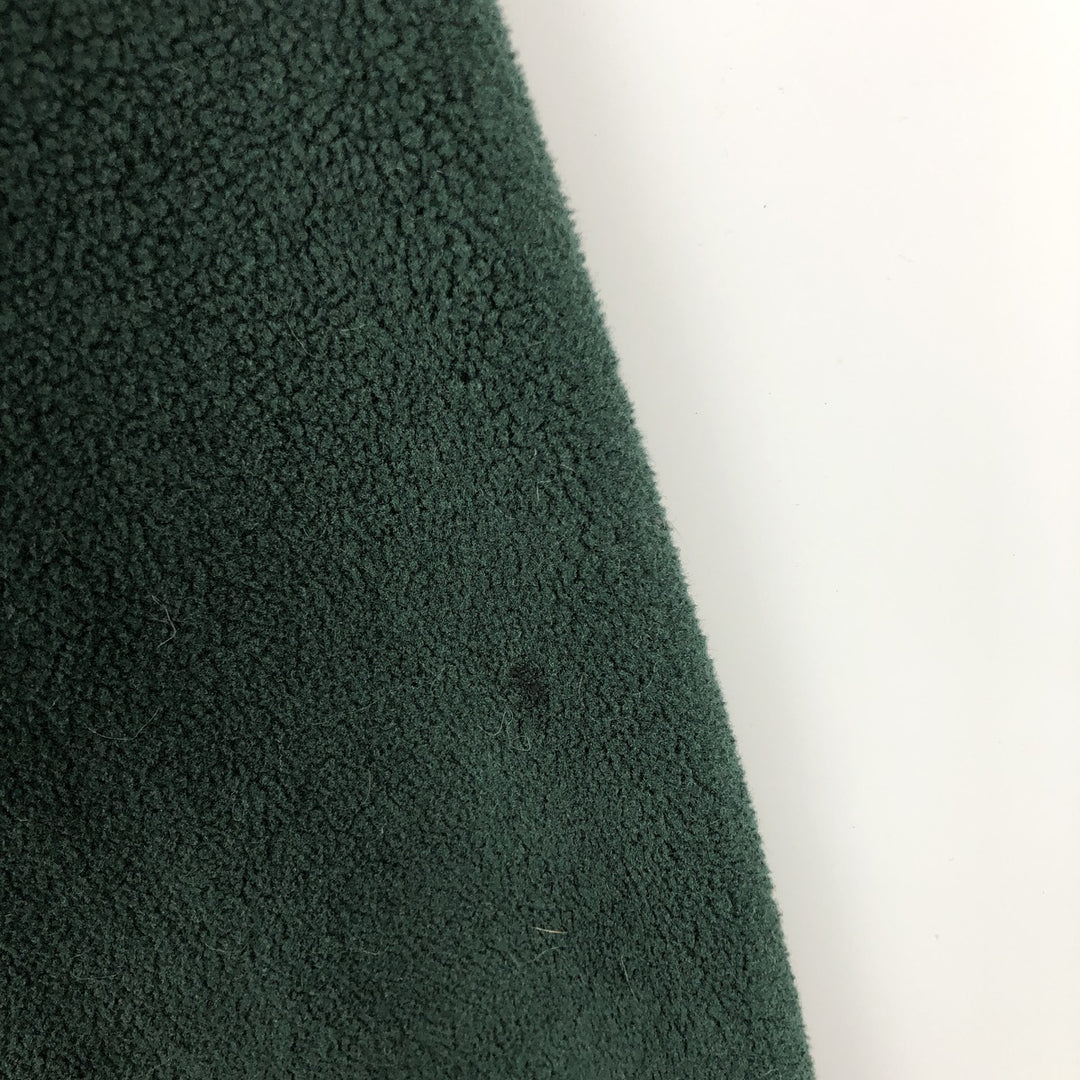 Ralph Lauren POLO by Ralph Lauren Fleece Full-Zip Hoodie, Men's Size L (approx.) polyester Green type dark green Vintage Second Hand