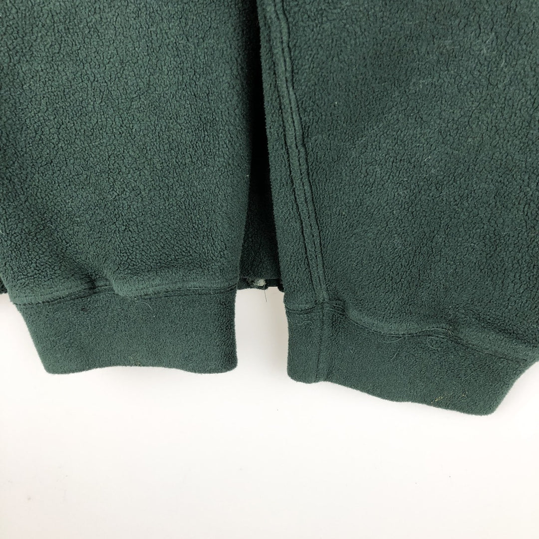 Ralph Lauren POLO by Ralph Lauren Fleece Full-Zip Hoodie, Men's Size L (approx.) polyester Green type dark green Vintage Second Hand