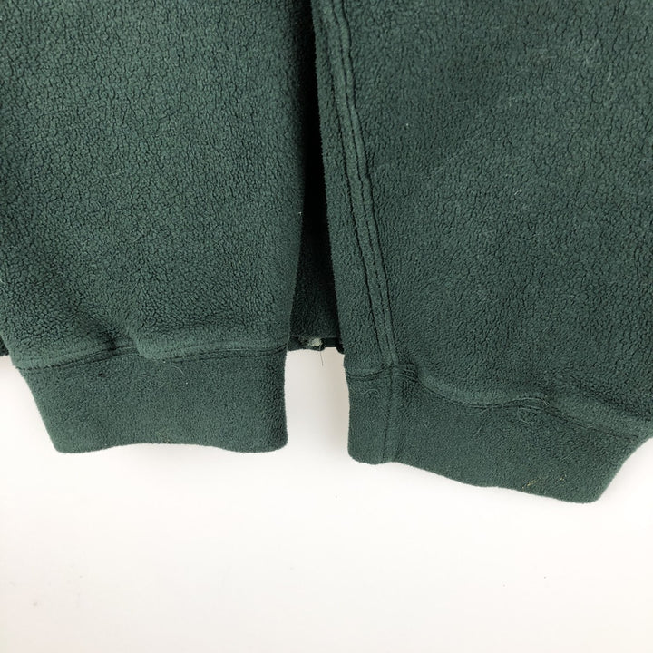 Ralph Lauren POLO by Ralph Lauren Fleece Full-Zip Hoodie, Men's Size L (approx.) polyester Green type dark green Vintage Second Hand