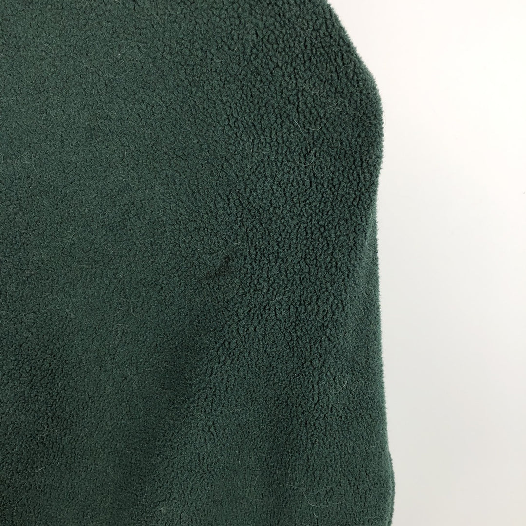 Ralph Lauren POLO by Ralph Lauren Fleece Full-Zip Hoodie, Men's Size L (approx.) polyester Green type dark green Vintage Second Hand
