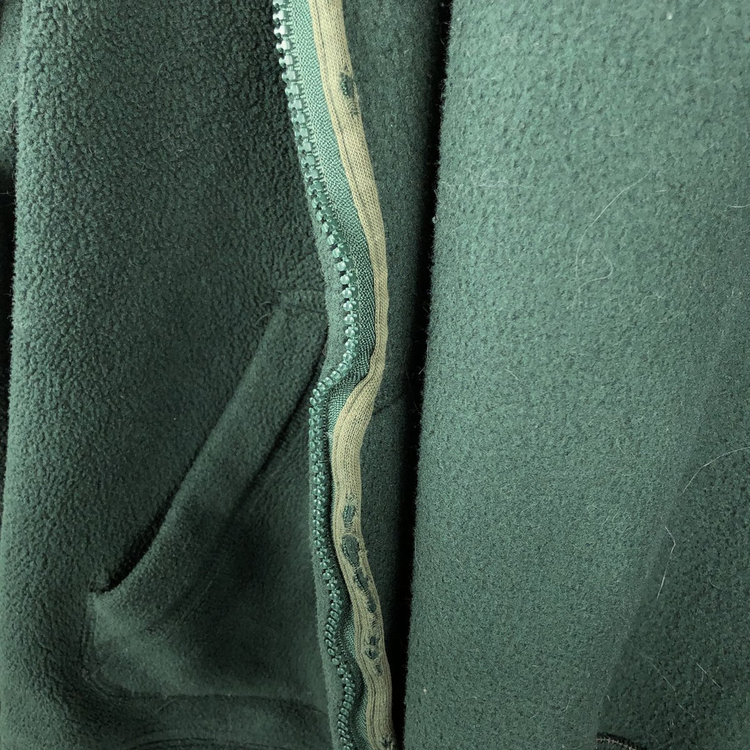 Ralph Lauren POLO by Ralph Lauren Fleece Full-Zip Hoodie, Men's Size L (approx.) polyester Green type dark green Vintage Second Hand