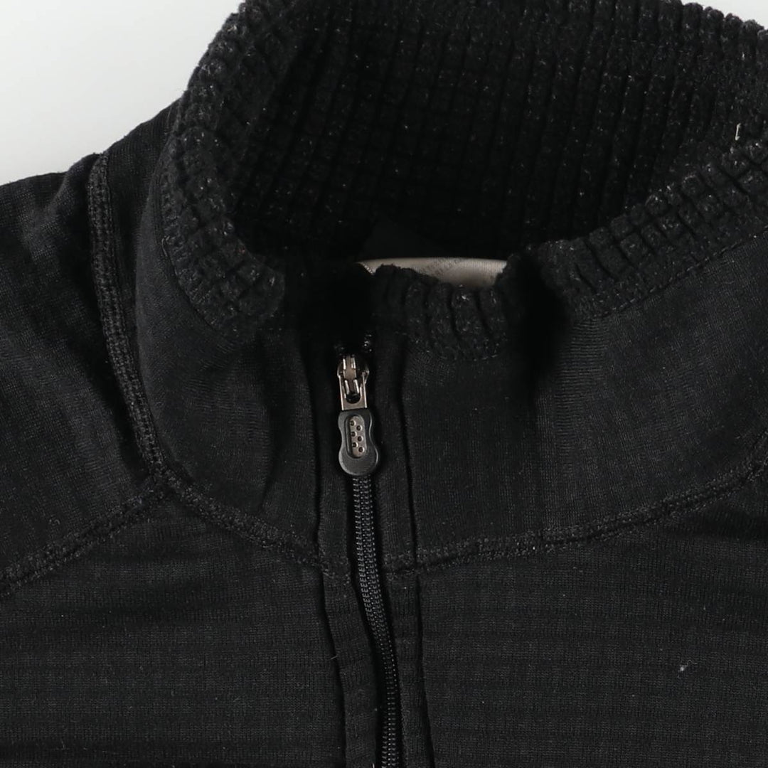 2000'S Patagonia R1 Flash Pullover 40104S7 Half-Zip Fleece Pullover, Made in USA, Men's Size L (approx.) polyester black type Vintage Second Hand