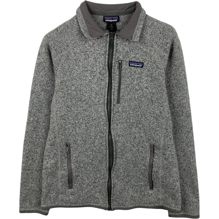 Patagonia Better Sweater Jacket 25527SP19 Fleece Jacket, Men's Size Medium polyester gray type Vintage Second Hand