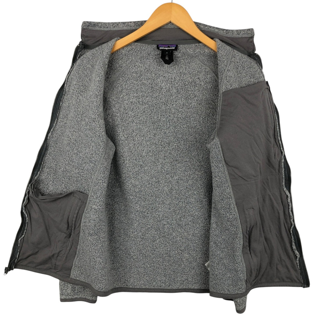 Patagonia Better Sweater Jacket 25527SP19 Fleece Jacket, Men's Size Medium polyester gray type Vintage Second Hand