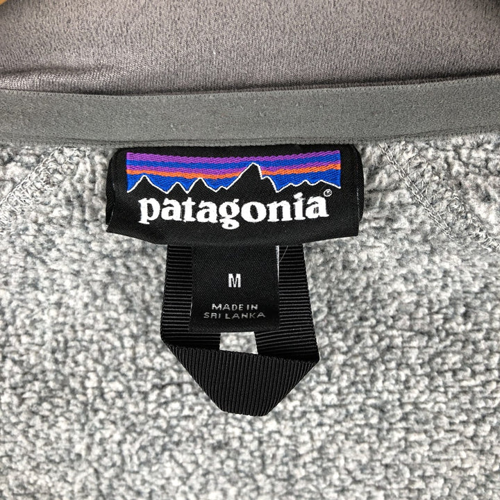 Patagonia Better Sweater Jacket 25527SP19 Fleece Jacket, Men's Size Medium polyester gray type Vintage Second Hand