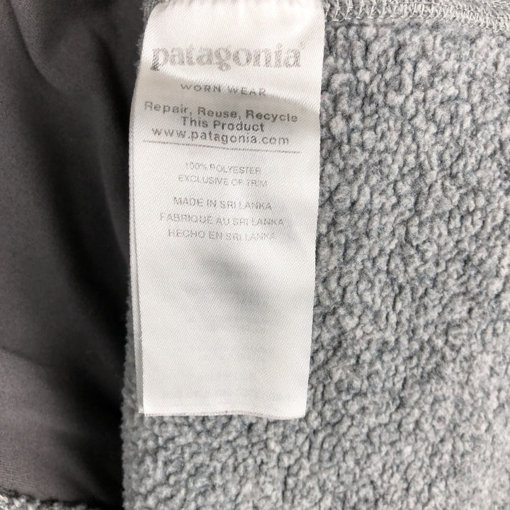 Patagonia Better Sweater Jacket 25527SP19 Fleece Jacket, Men's Size Medium polyester gray type Vintage Second Hand