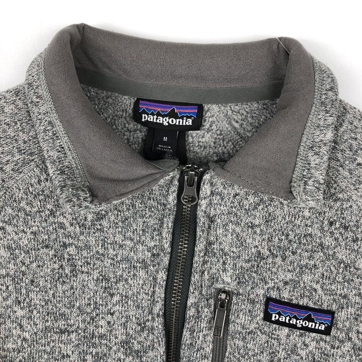 Patagonia Better Sweater Jacket 25527SP19 Fleece Jacket, Men's Size Medium polyester gray type Vintage Second Hand