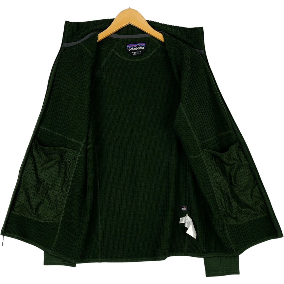 Patagonia Regulator R1 40128FA17 Fleece Jacket, Men's Size M (approx.) polyester green type Vintage Second Hand
