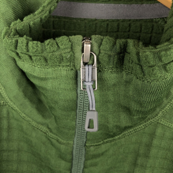 Patagonia Regulator R1 40128FA17 Fleece Jacket, Men's Size M (approx.) polyester green type Vintage Second Hand