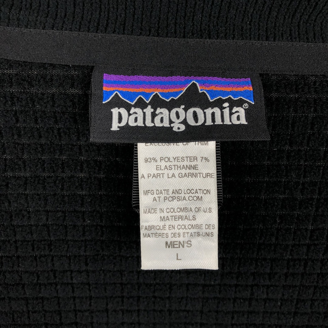 Patagonia Regulator R1 40127FA14 Fleece Jacket, Men's Size L (approx.) polyester black type Vintage Second Hand