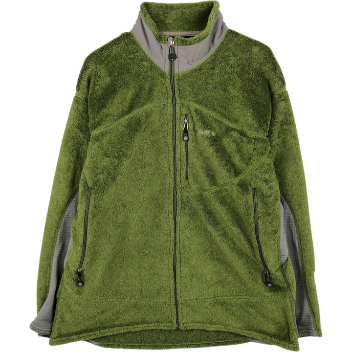 90s-00'S Patagonia Regulator R2 25132FA Fleece Jacket, Made in USA, Men's XL equivalent. polyester green type yellow green Vintage Second Hand