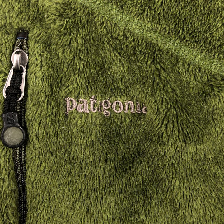 90s-00'S Patagonia Regulator R2 25132FA Fleece Jacket, Made in USA, Men's XL equivalent. polyester green type yellow green Vintage Second Hand