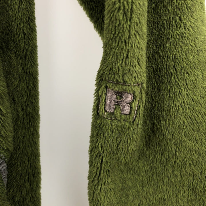 90s-00'S Patagonia Regulator R2 25132FA Fleece Jacket, Made in USA, Men's XL equivalent. polyester green type yellow green Vintage Second Hand