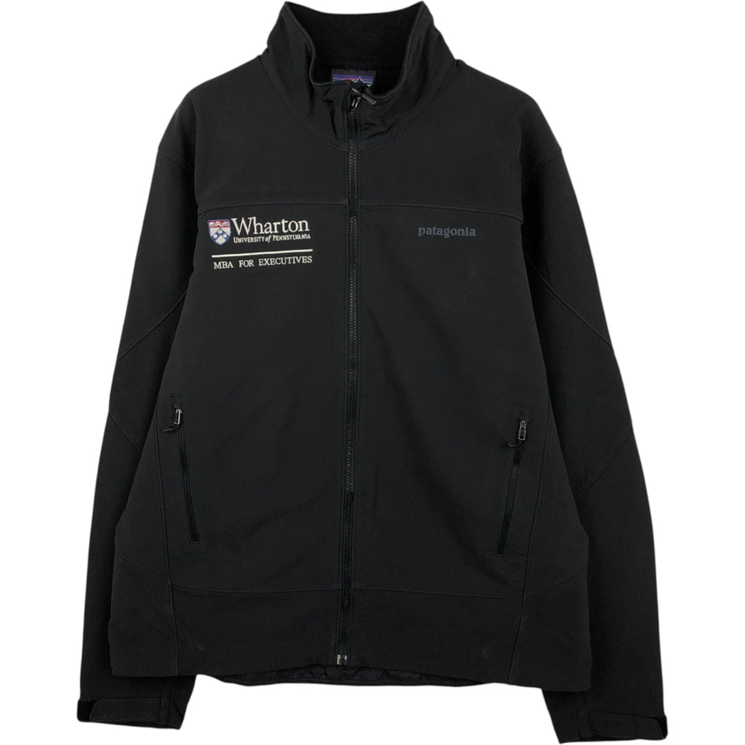 Patagonia Az Jacket 83390SP12 PENN University of Pennsylvania College Softshell Jacket Men's Size L polyester black type Vintage Second Hand