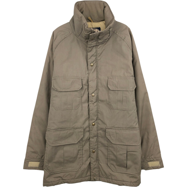 Vintage 1980'S Woolrich padded mountain jacket, shell jacket, and puffer jacket, made in the USA, size M, men's. polyester Beige type Vintage Second Hand