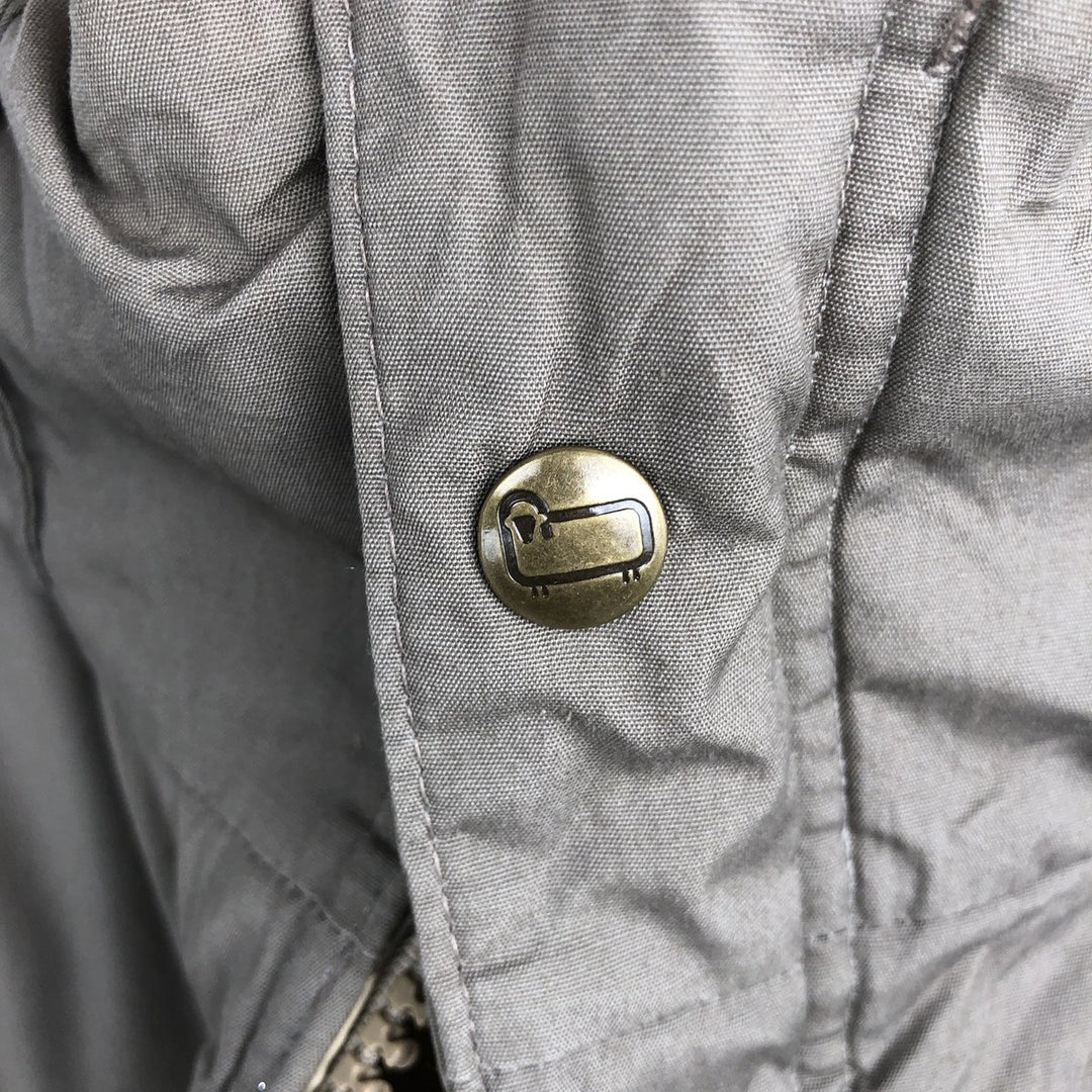 Vintage 1980'S Woolrich padded mountain jacket, shell jacket, and puffer jacket, made in the USA, size M, men's. polyester Beige type Vintage Second Hand