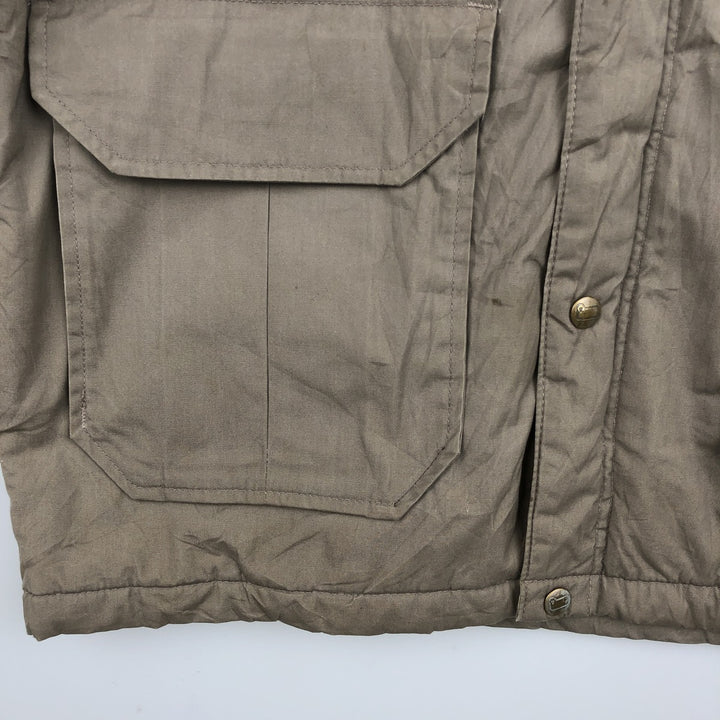 Vintage 1980'S Woolrich padded mountain jacket, shell jacket, and puffer jacket, made in the USA, size M, men's. polyester Beige type Vintage Second Hand