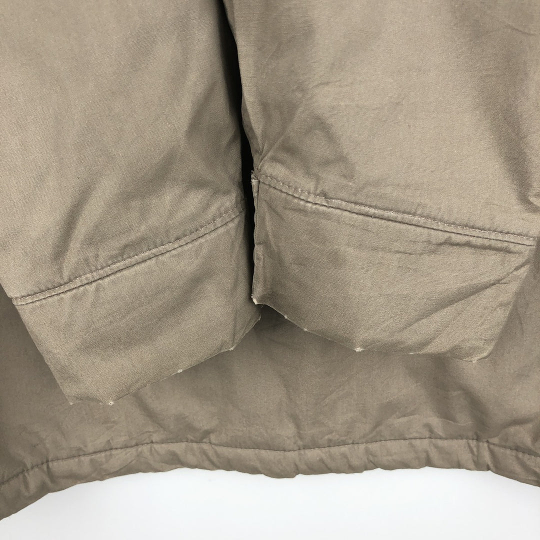 Vintage 1980'S Woolrich padded mountain jacket, shell jacket, and puffer jacket, made in the USA, size M, men's. polyester Beige type Vintage Second Hand