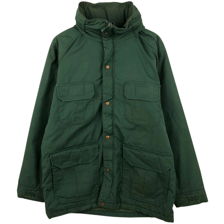 Vintage 1980'S Woolrich padded mountain jacket, shell jacket, and puffer jacket, made in the USA, size M, men's. polyester green type Vintage Second Hand
