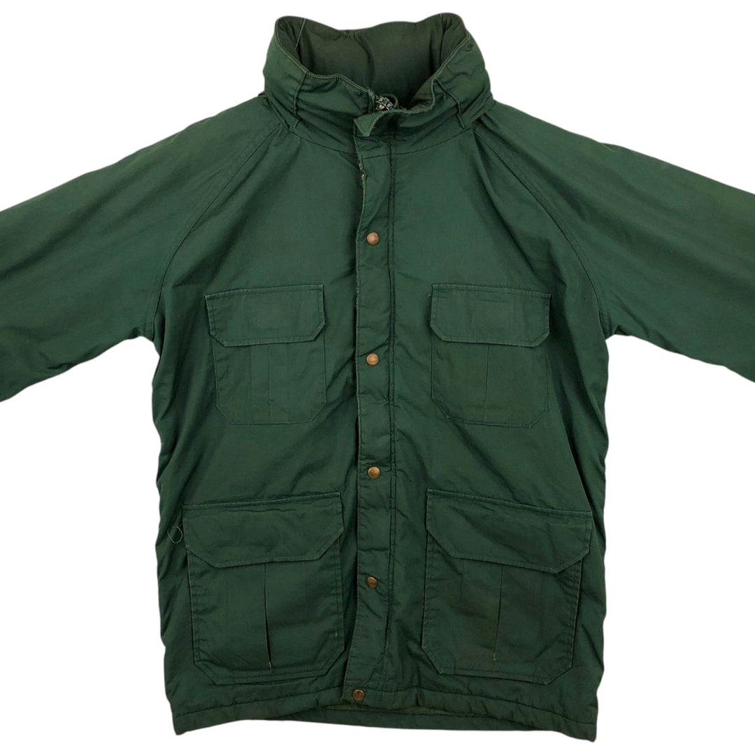 Vintage 1980'S Woolrich padded mountain jacket, shell jacket, and puffer jacket, made in the USA, size M, men's. polyester green type Vintage Second Hand